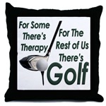 Golf Therapy Throw Pillow