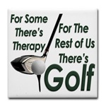 Golf Therapy Tile Coaster