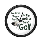 Golf Therapy Wall Clock
