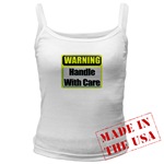 Handle With Care Warning  Jr. Spaghetti Tank