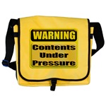 Contents Under Pressure Messenger Bag