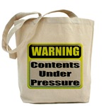 Contents Under Pressure Tote Bag