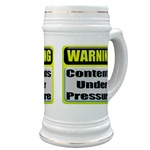 Contents Under Pressure Beer Stein