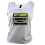 Do Not Operate Warning Women's Tank Top