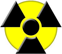 3D Radioactive Symbol