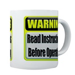 Read Instructions First Coffee Mug