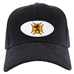 Royal Scottish Biker Cross Black Cap