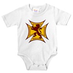 Royal Scottish Biker Cross Infant Bodysuit