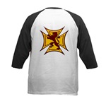 Royal Scottish Biker Cross Kids Baseball Jersey