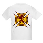 Royal Scottish Biker Cross Kids Light T-Shirt