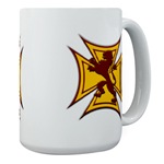 Royal Scottish Biker Cross Large Coffee Cup