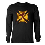 Royal Scottish Biker Cross Long Sleeve Dark T