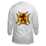 Royal Scottish Biker Cross Long Sleeve T-Shirt