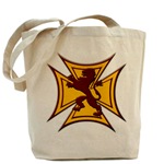 Royal Scottish Biker Cross Tote Bag