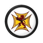 Royal Scottish Biker Cross Wall Clock