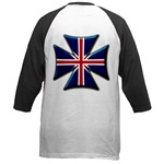 British Biker Cross Baseball Jersey