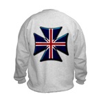 British Biker Cross Kids Sweatshirt